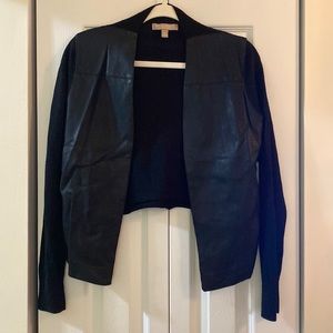 Banana Republic Merino / Leather Cardigan
